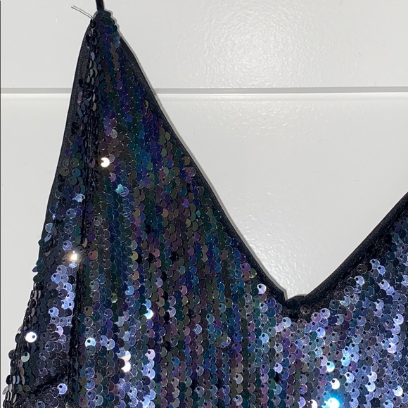Sequin mini dress - Picture 2 of 5